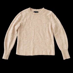 Banana Republic Wool Blend Ribbed Crewneck Sweater | Small